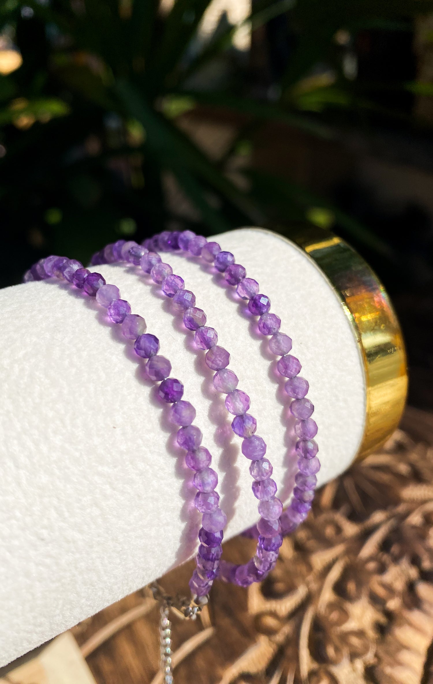 Pulseiras de Pedras Naturais Facetadas