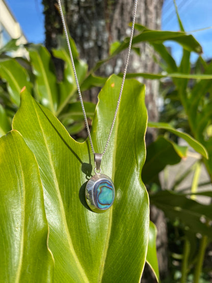 Pingente em Prata 925 Abalone