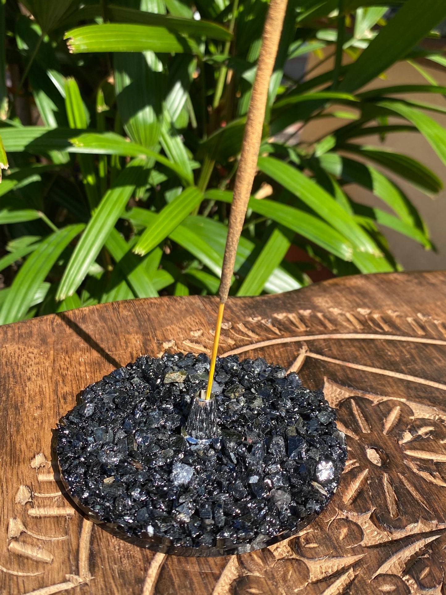 Incensário de Turmalina Negra