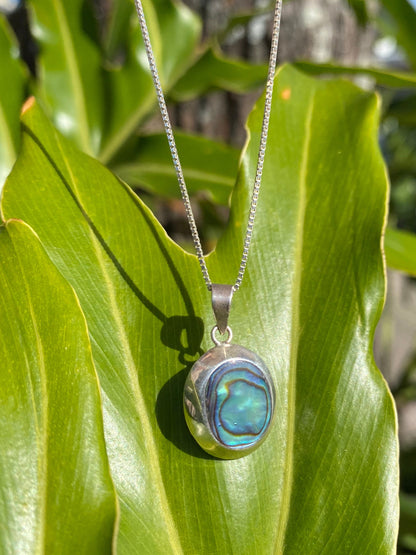 Pingente em Prata 925 Abalone