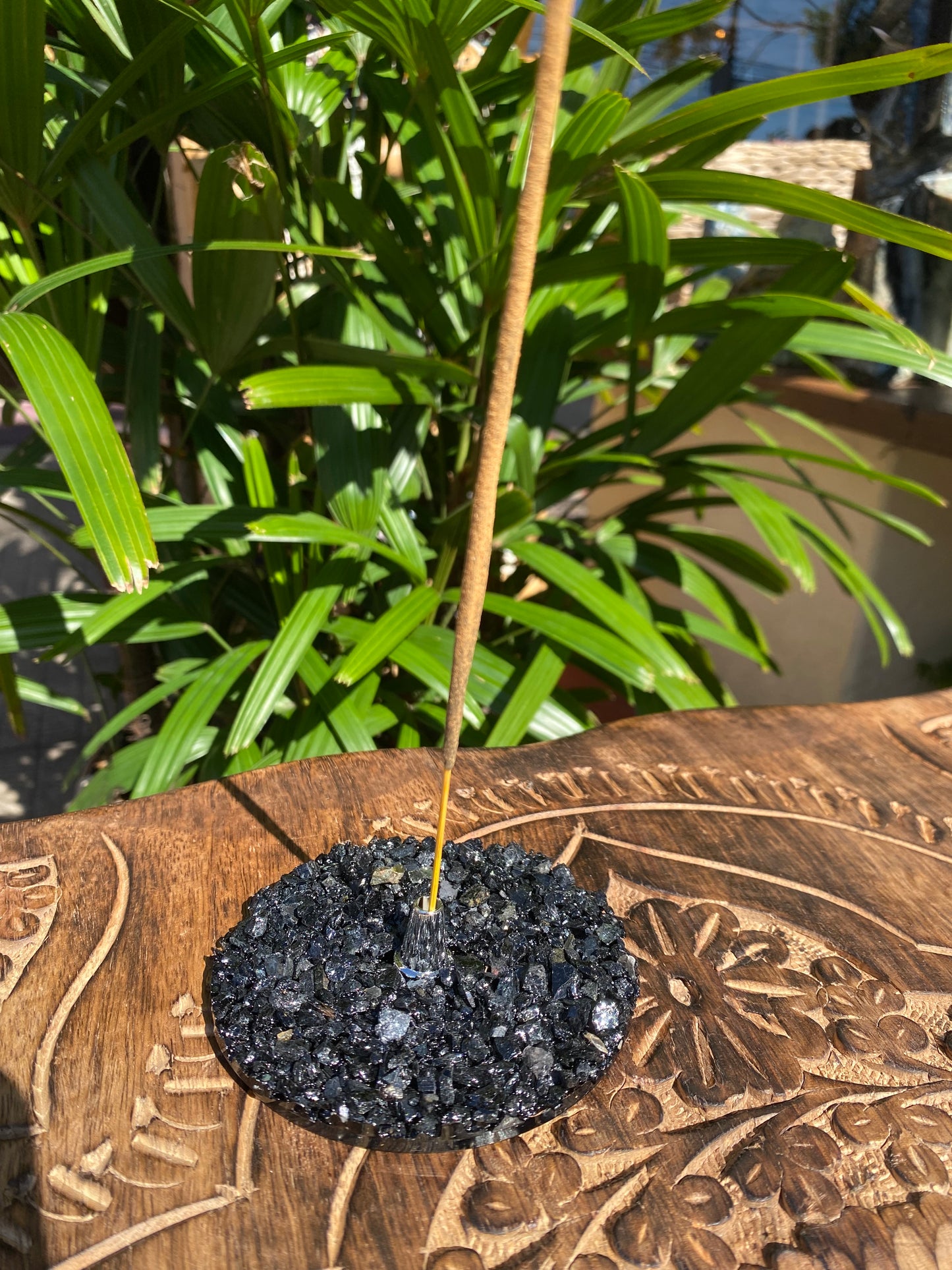 Incensário de Turmalina Negra