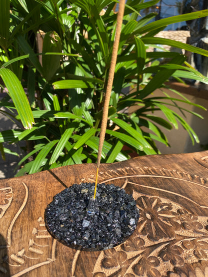 Incensário de Turmalina Negra