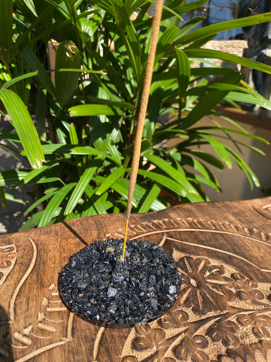 Incensário de Turmalina Negra