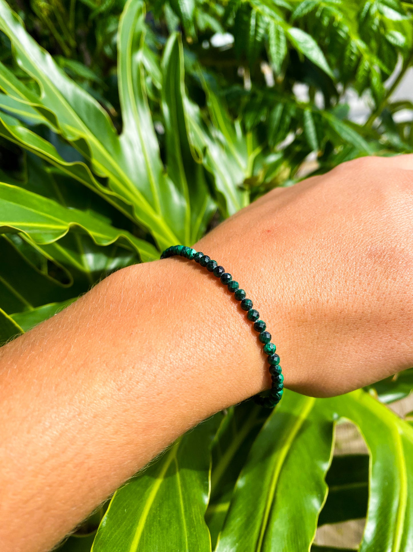 Pulseira de Esmeralda Natural Facetada