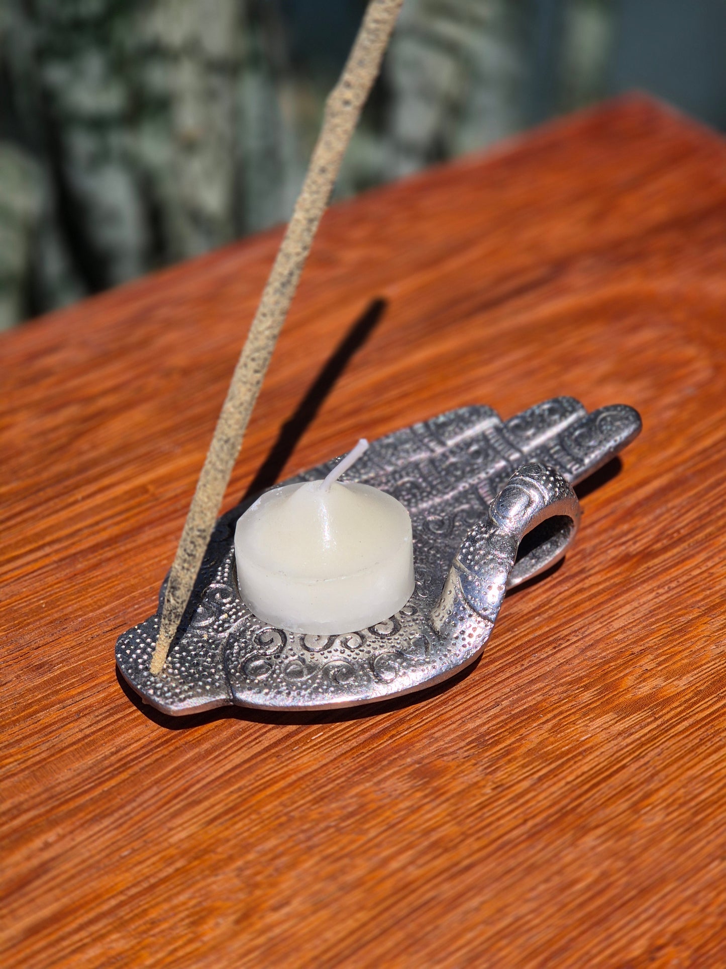 Incensário Mudra com Porta Vela