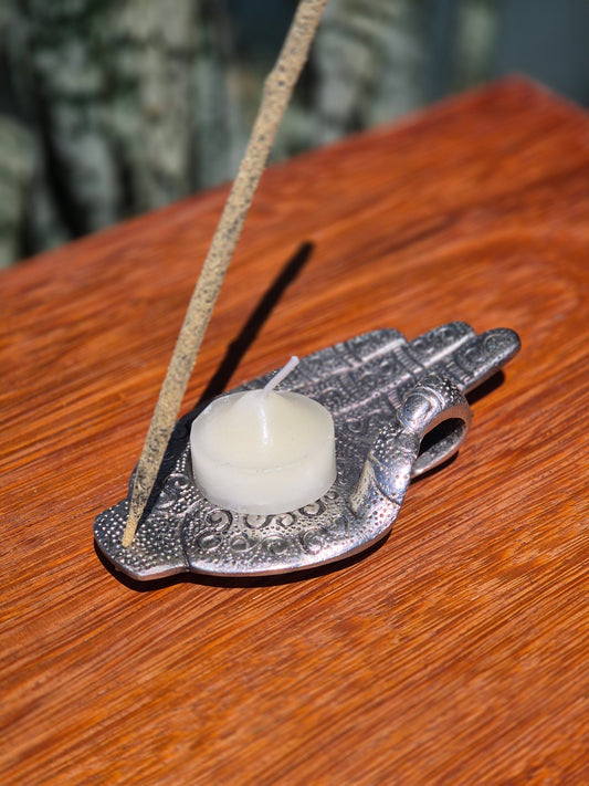 Incensário Mudra com Porta Vela