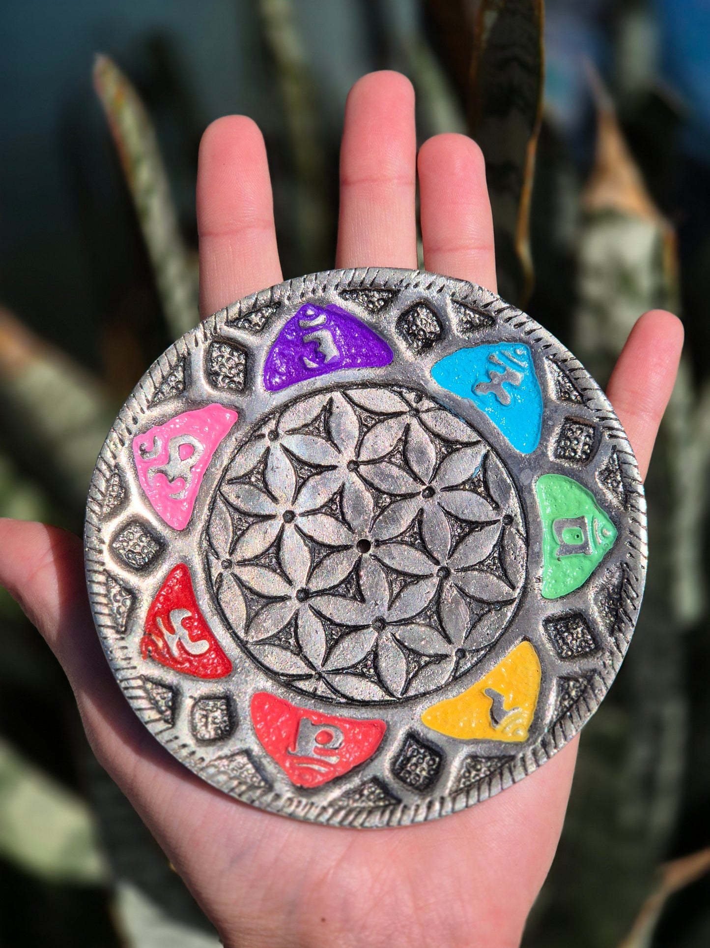 Incensário Flor da Vida