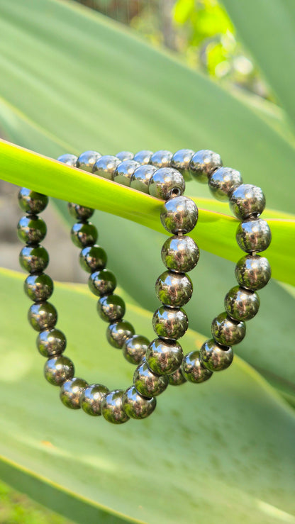 Pulseira de Hematita Natural