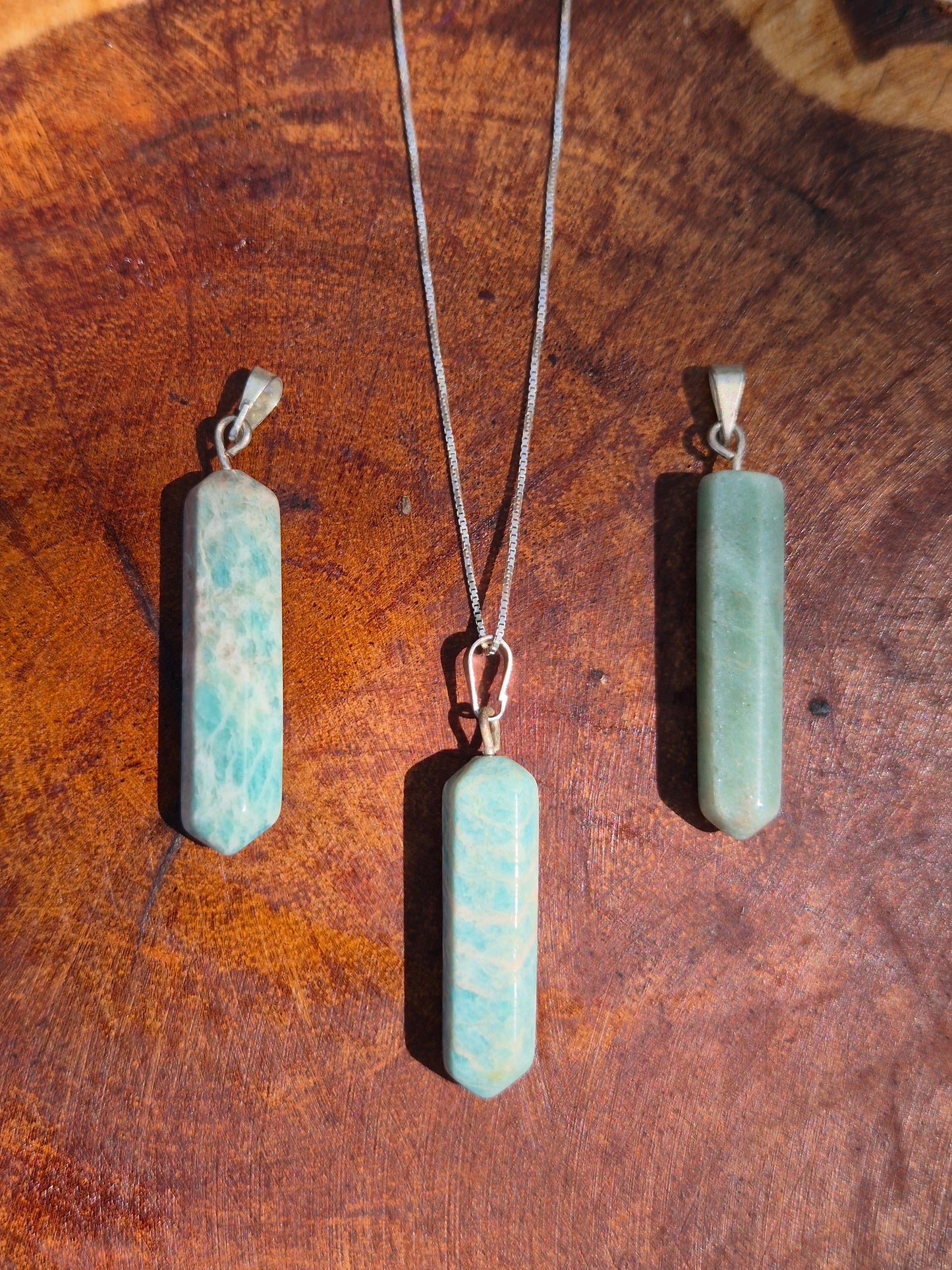 Pingente de Ponta de Amazonita