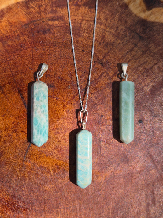 Pingente de Ponta de Amazonita