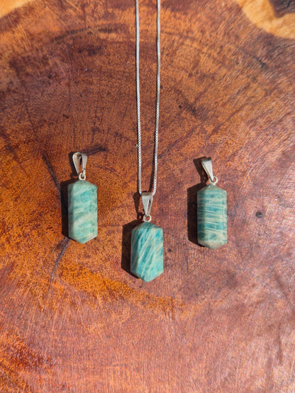 Pingente de Ponta de Amazonita