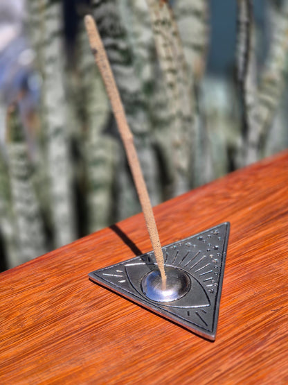 Incensário Triangular Olho Místico