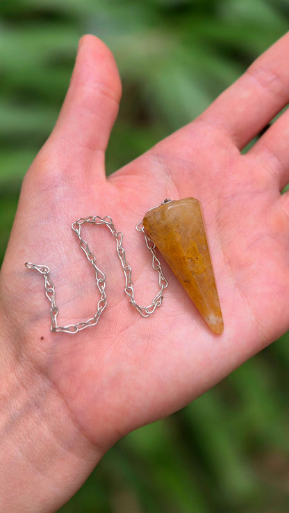 Pêndulo de Quartzo Hematoide