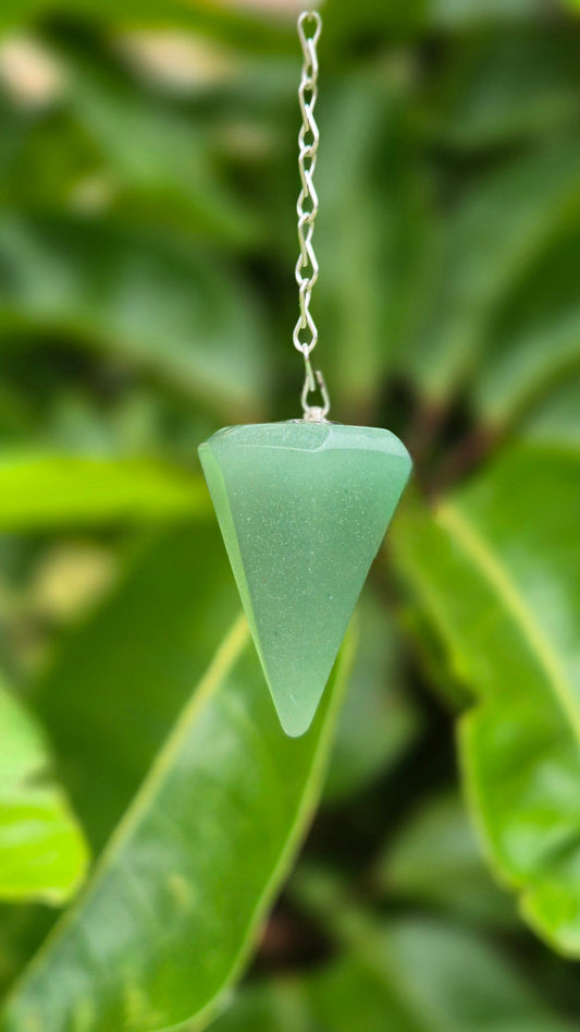 Pêndulo de Quartzo Verde Natural