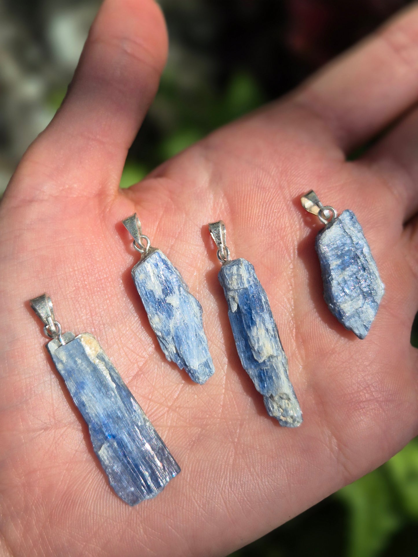 Pingente de Cianita Azul