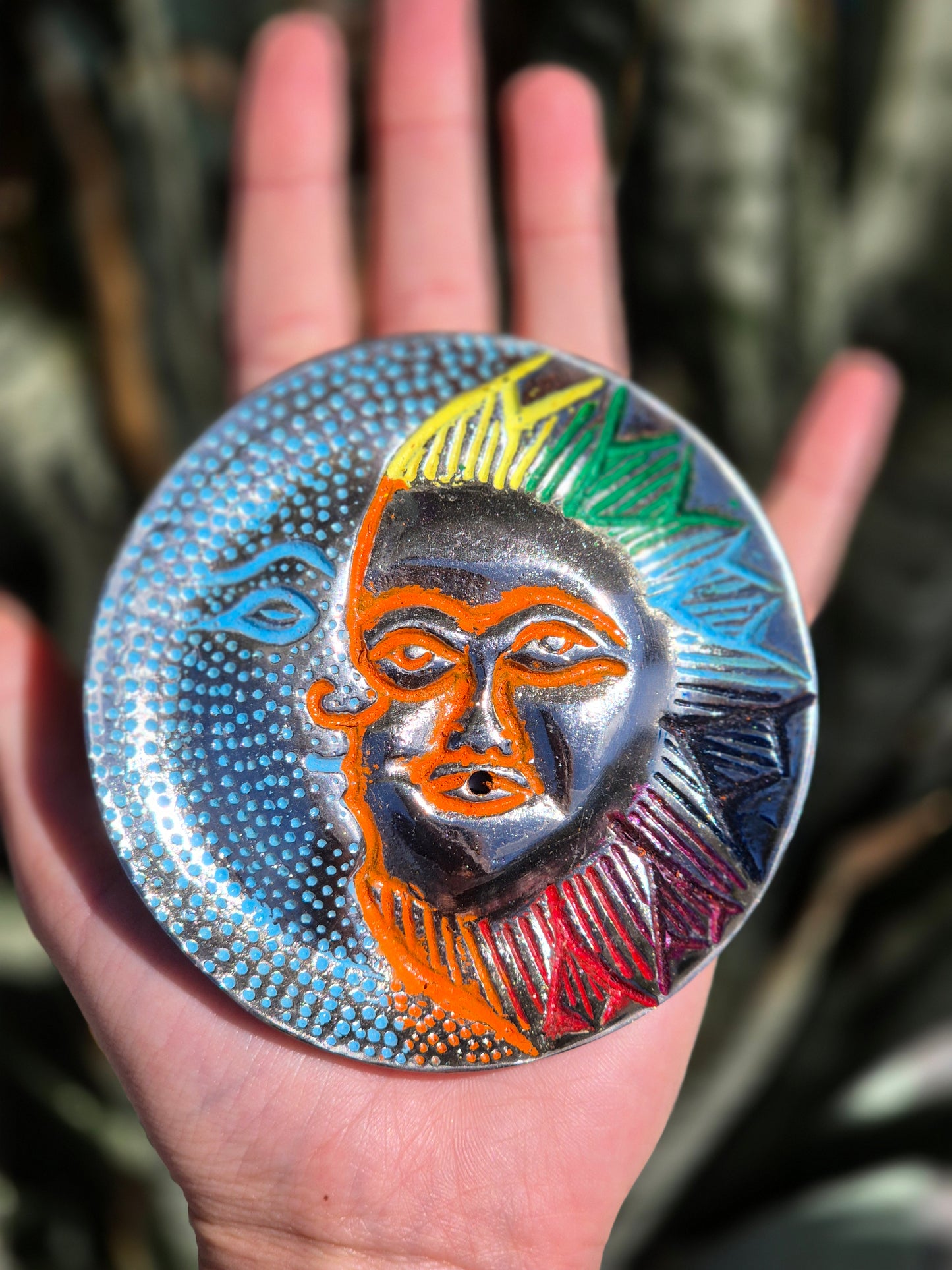 Incensário Sol e Lua