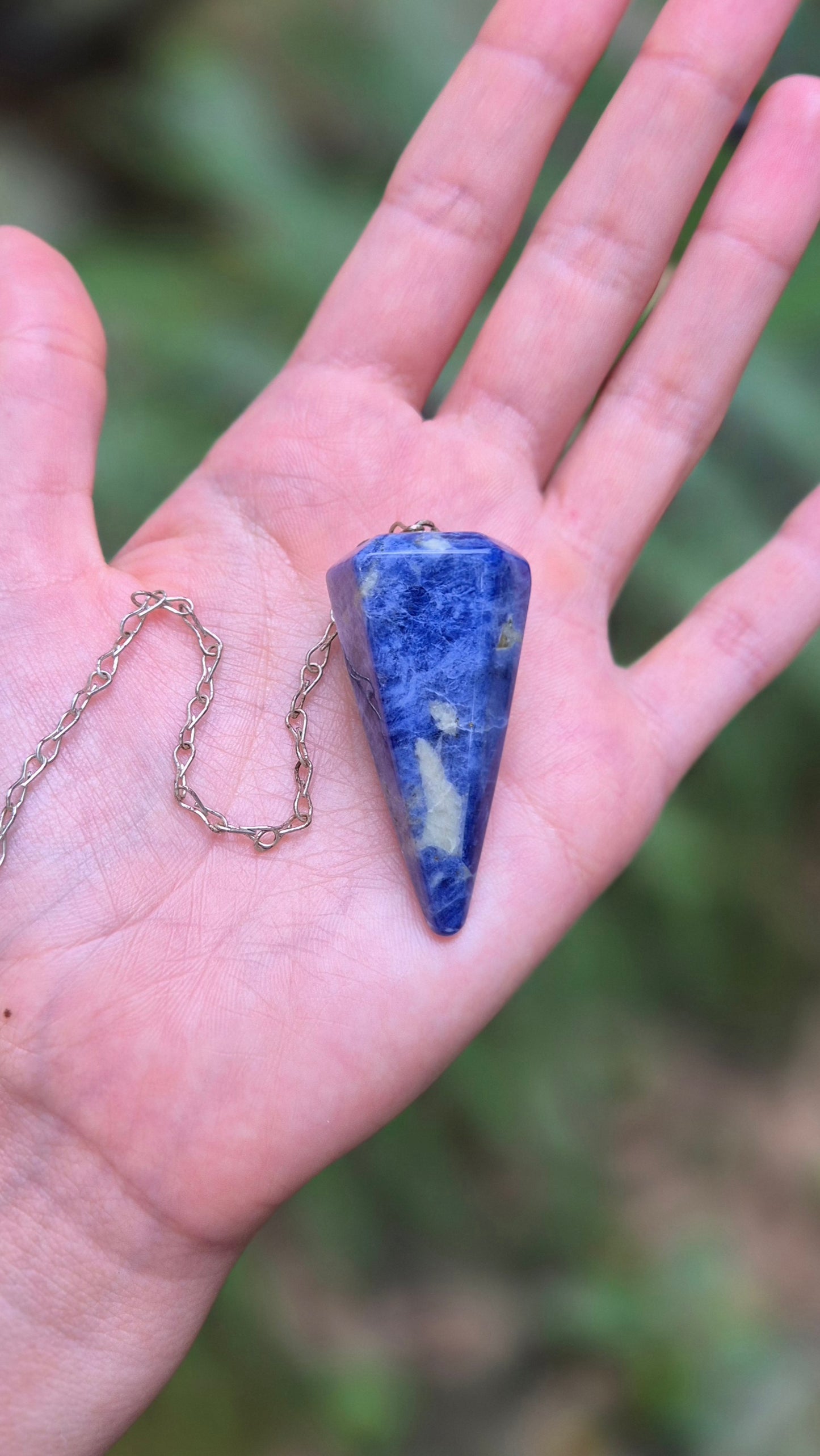 Pêndulo de Sodalita Azul