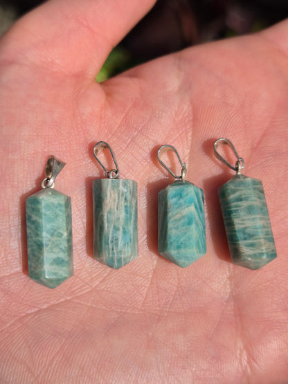 Pingente de Ponta de Amazonita