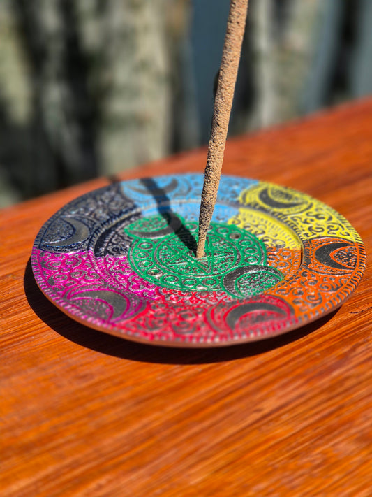 Incensário Estrelas e Lua